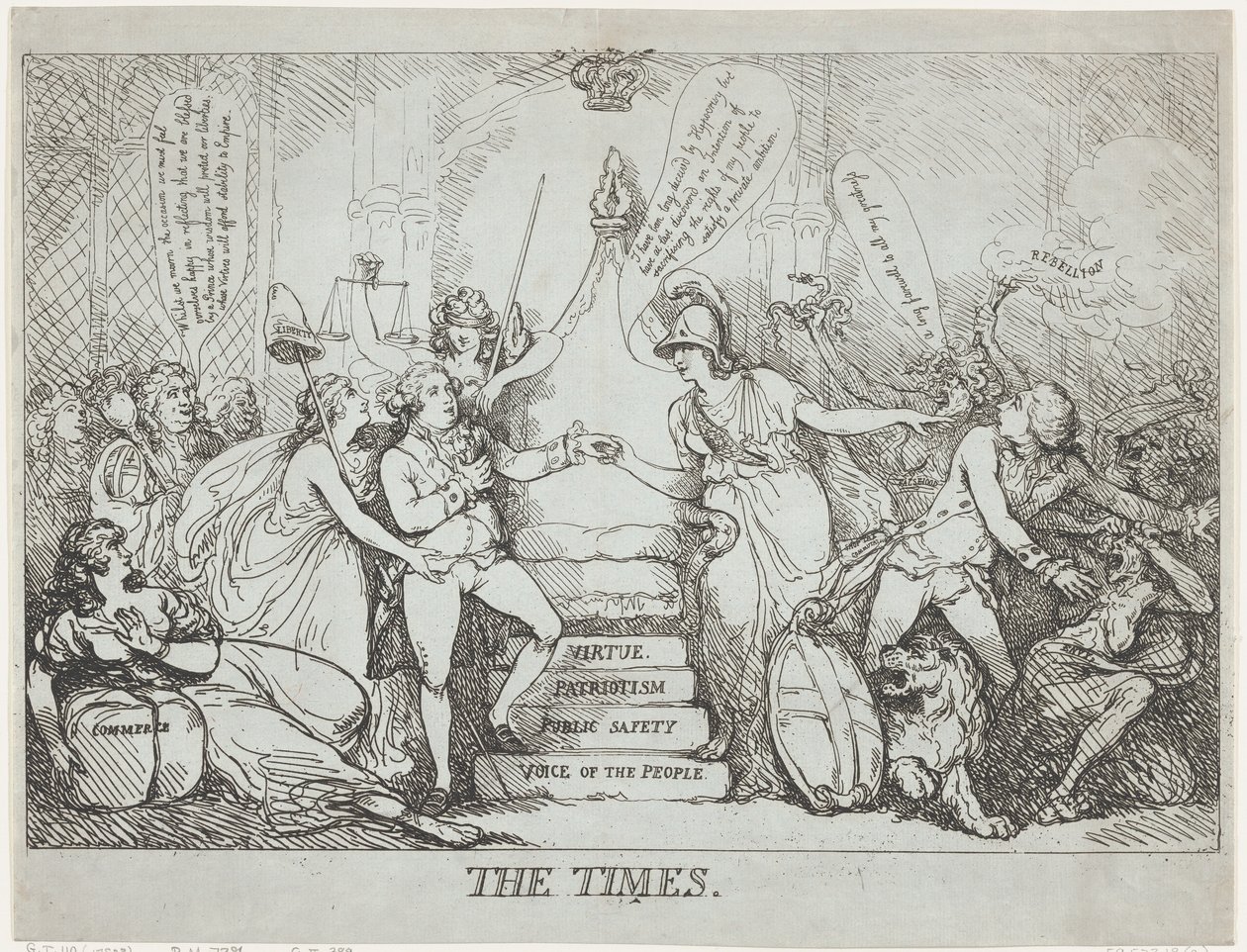 The Times, grudzień 1788., grudzień 1788. autorstwa Thomas Rowlandson