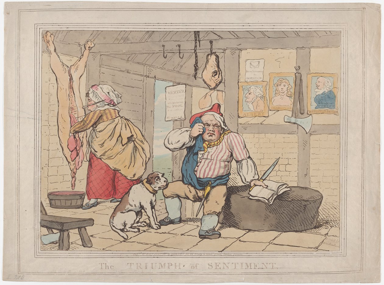 Triumf sentymentu, 15 stycznia 1787, 15 stycznia 1787. autorstwa Thomas Rowlandson
