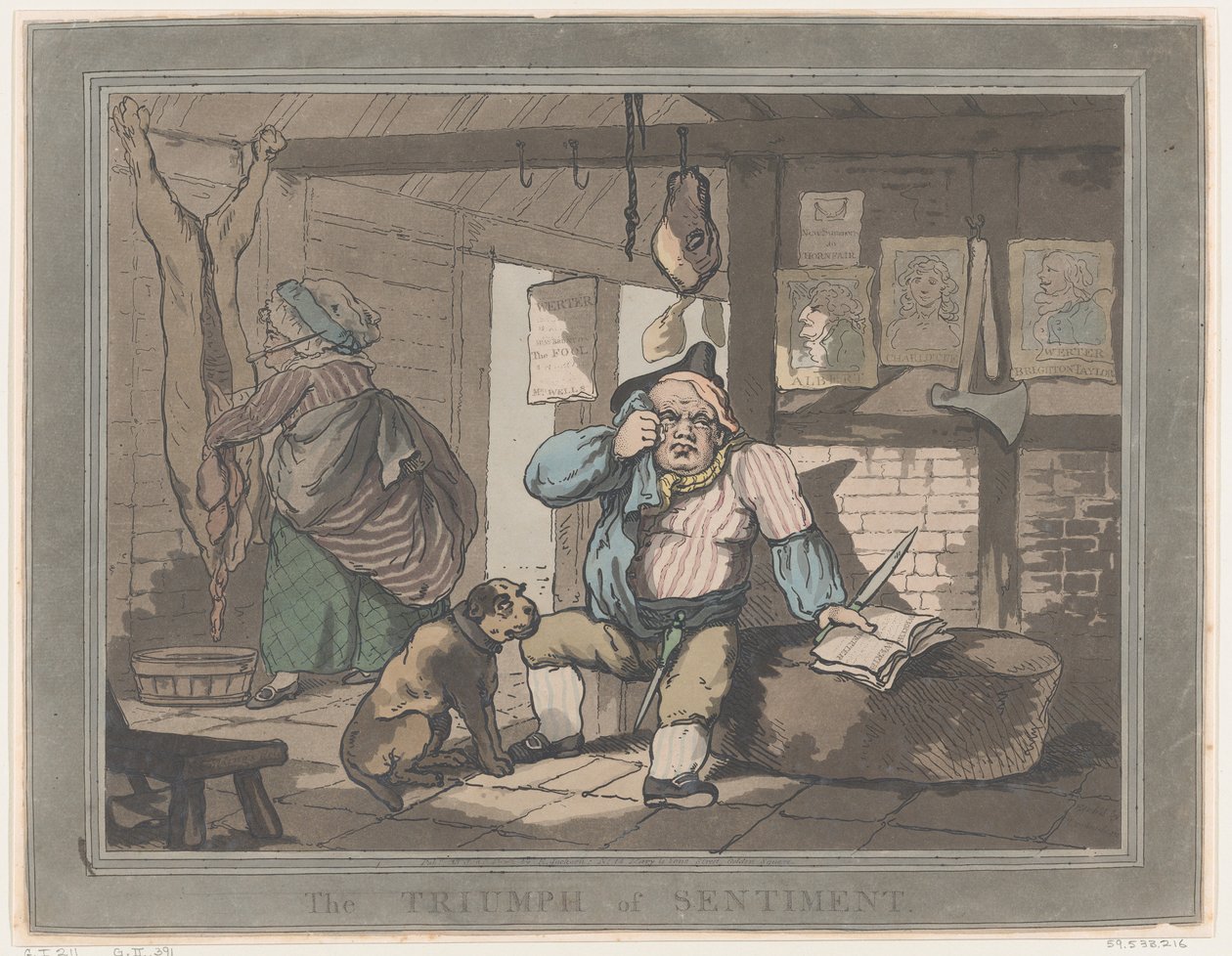 Triumf sentymentu, 15 stycznia 1787, 15 stycznia 1787. autorstwa Thomas Rowlandson