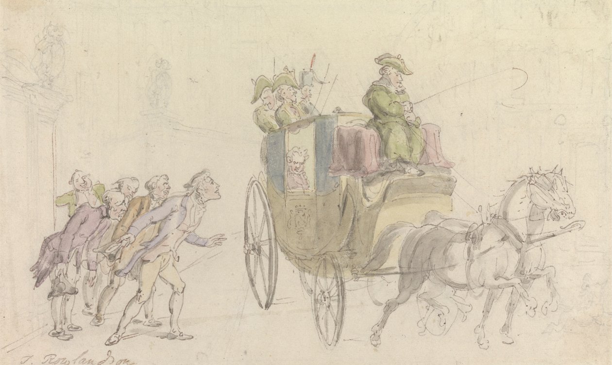 Wikariusz Wakefield: Obecność na szlachcicu autorstwa Thomas Rowlandson