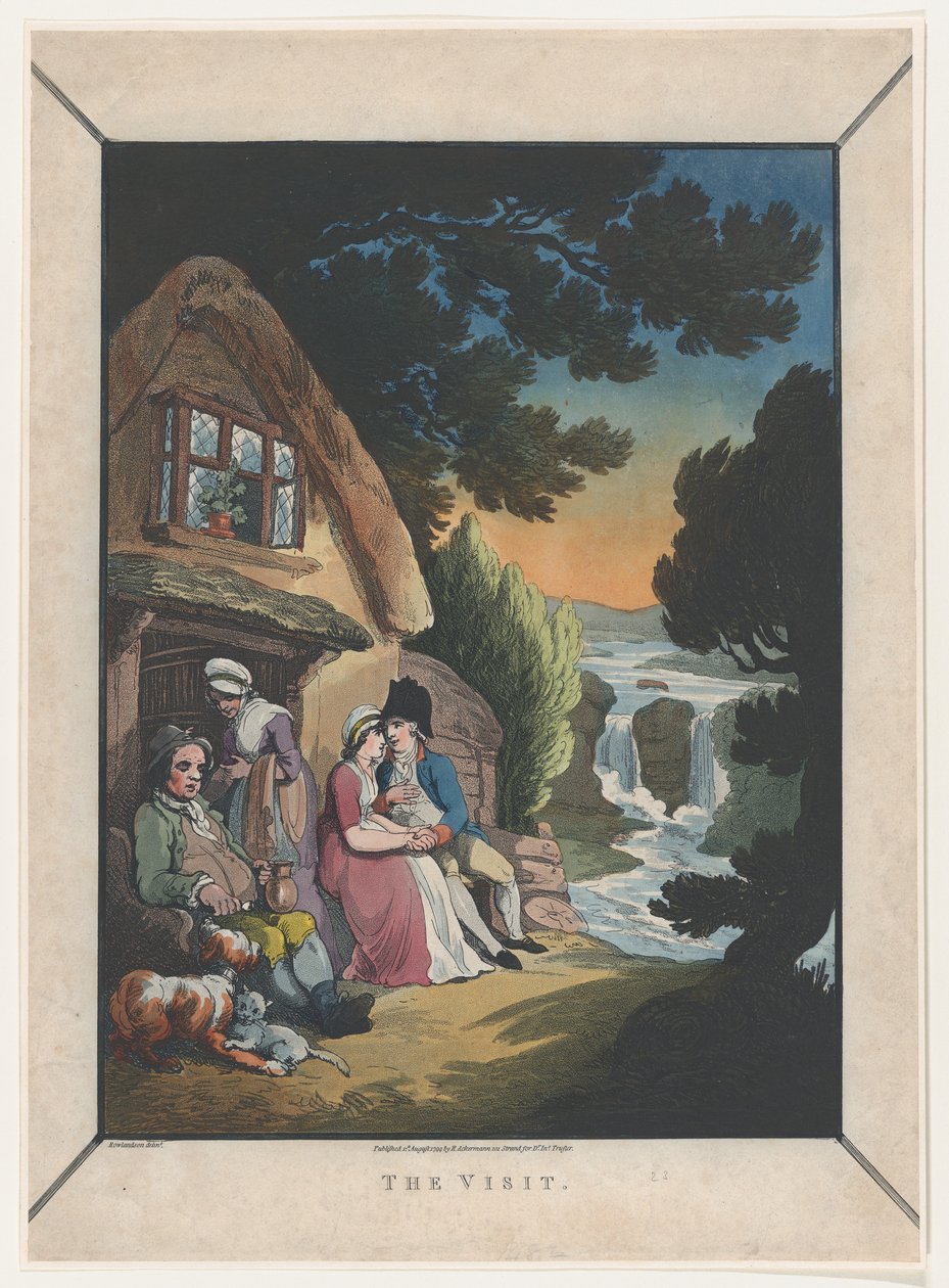 Wizyta, 1 sierpnia 1799, 1 sierpnia 1799. autorstwa Thomas Rowlandson