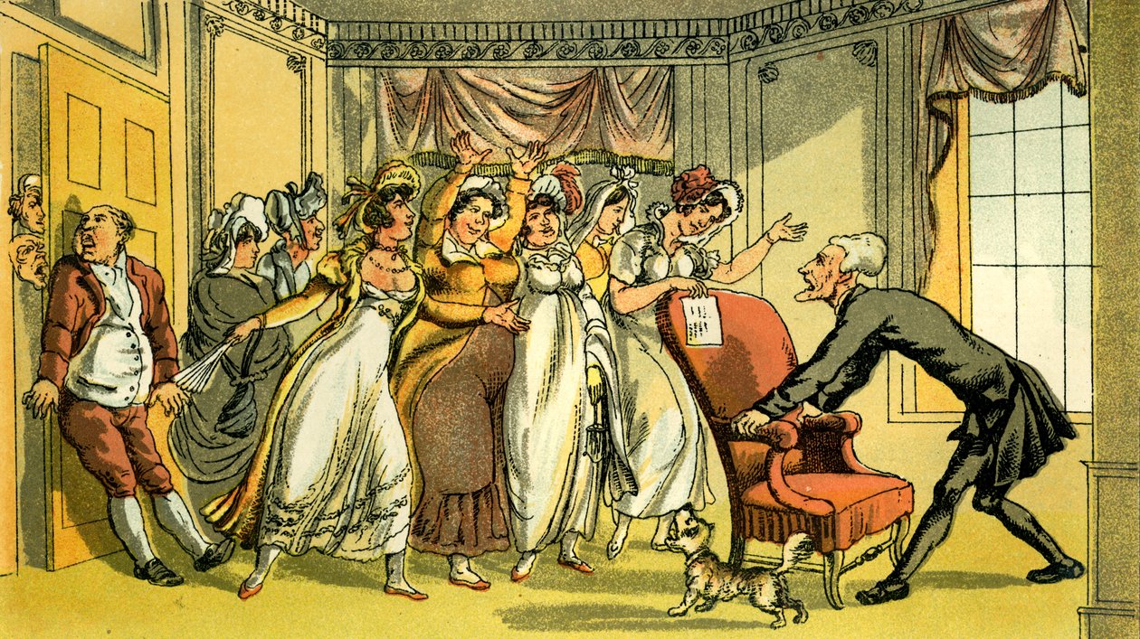 „Ogłoszenie dla żony” autorstwa Thomas Rowlandson