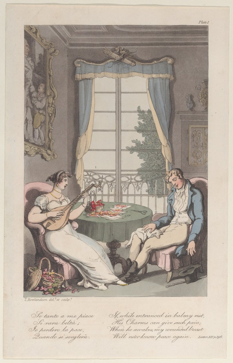 Strona tytułowa, z Neapolu i Campagna Felice: w serii listów zaadresowanych..., 1 czerwca 1815 r. autorstwa Thomas Rowlandson