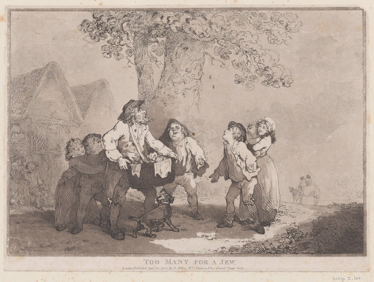 Za dużo na Żyda, 20 września 1785., 20 września 1785. autorstwa Thomas Rowlandson