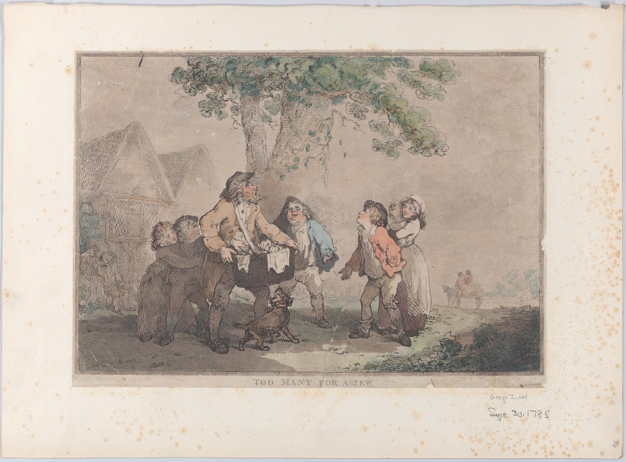 Za dużo na Żyda, 20 września 1785., 20 września 1785. autorstwa Thomas Rowlandson
