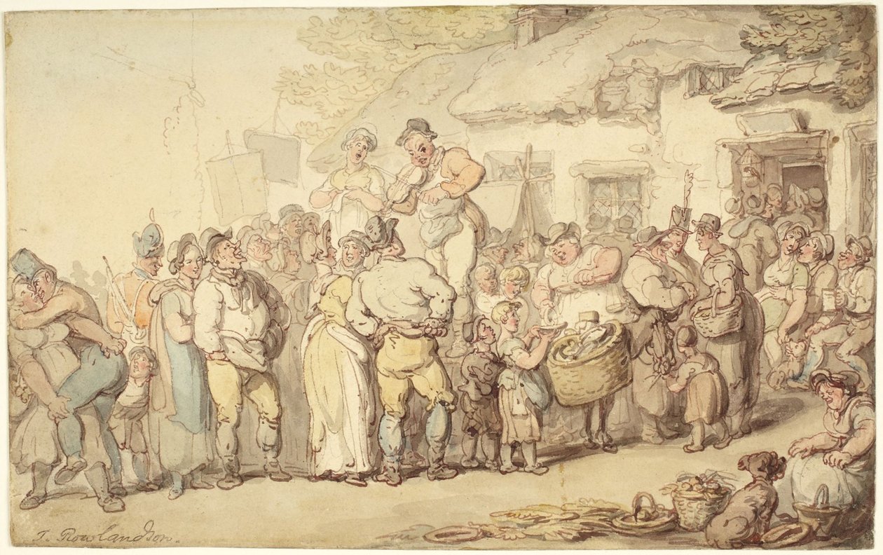 Jarmark wiejski autorstwa Thomas Rowlandson