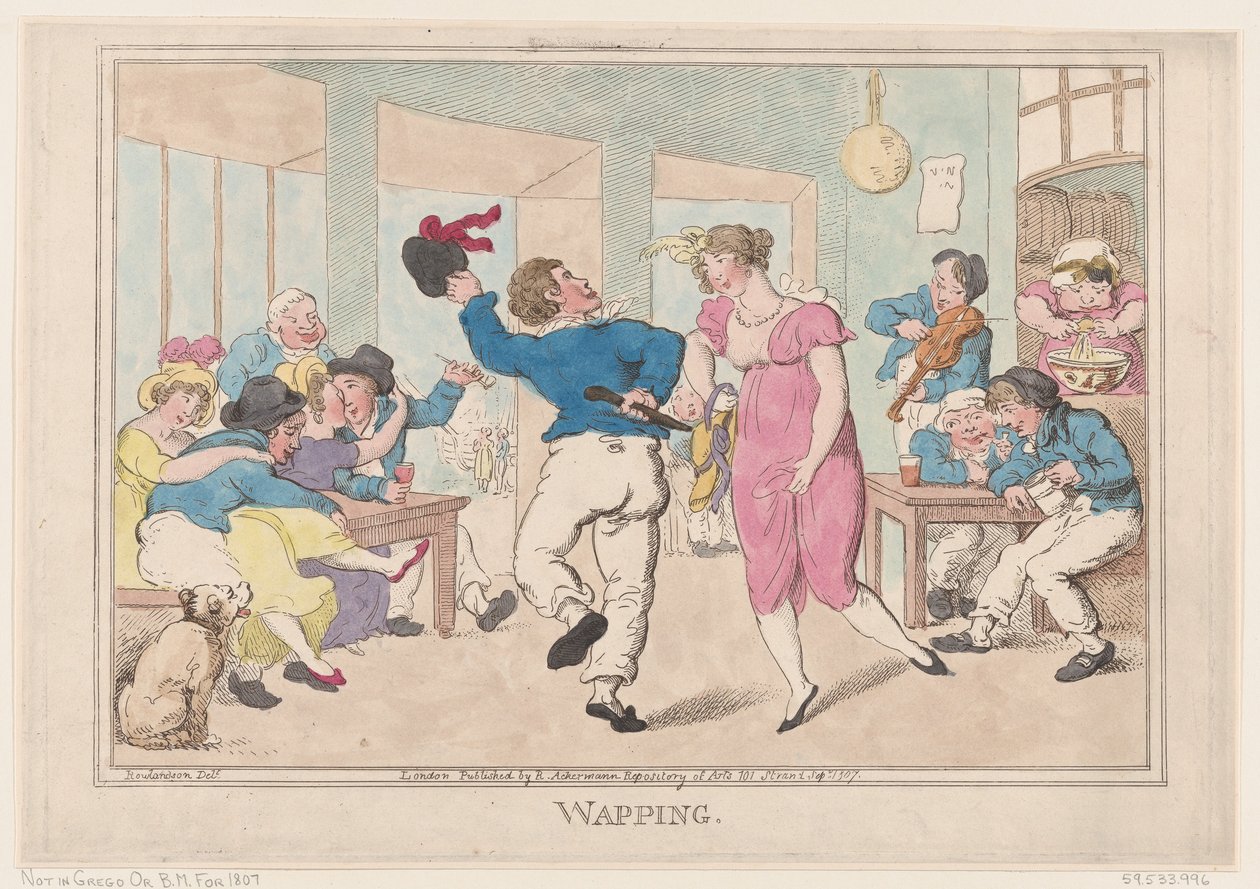 Wapping, wrzesień 1807., wrzesień 1807. autorstwa Thomas Rowlandson