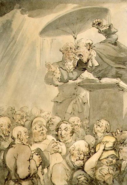 William Field (1768-1851) Głoszenie autorstwa Thomas Rowlandson