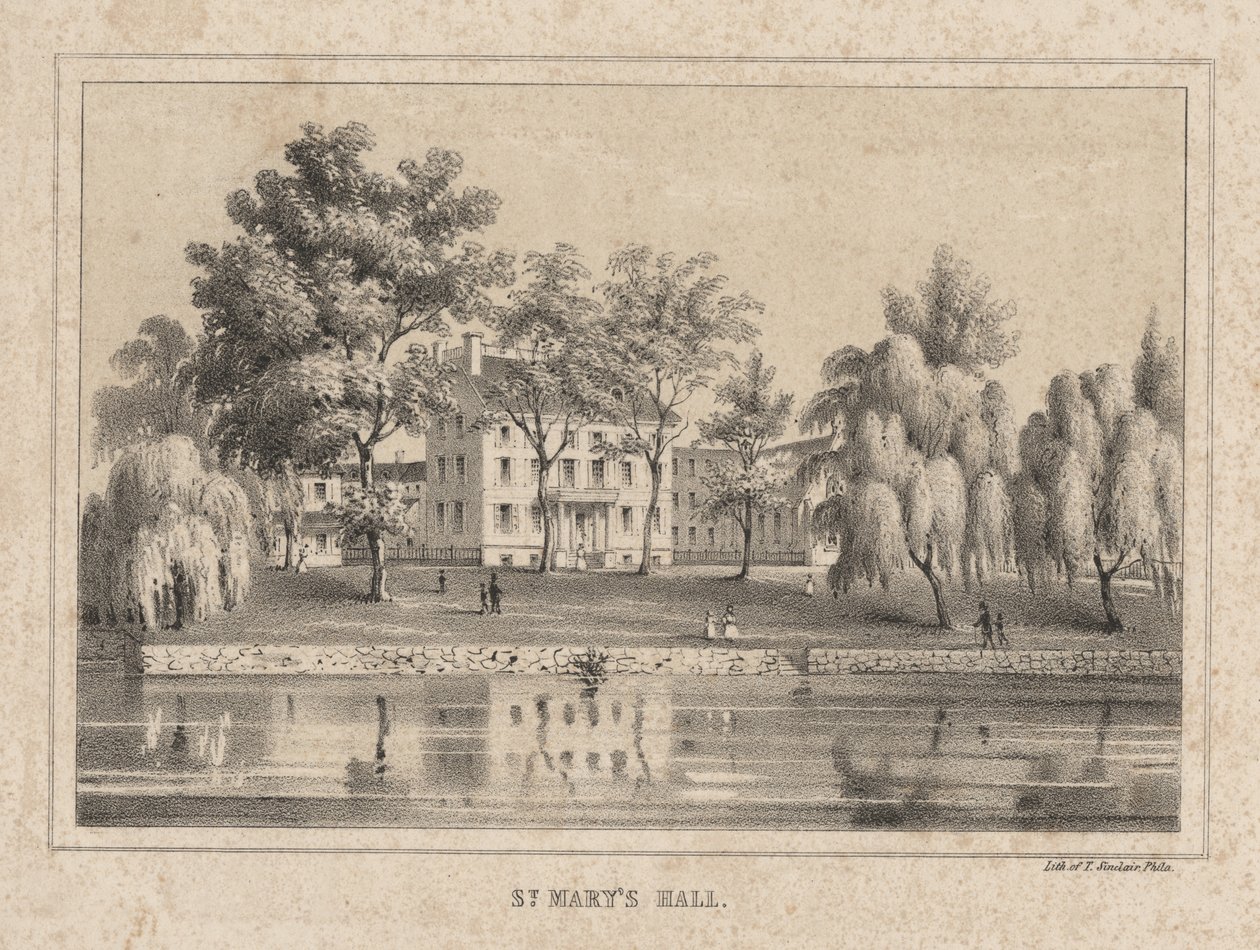 Sala Mariacka, 1850 autorstwa Thomas S. Sinclair