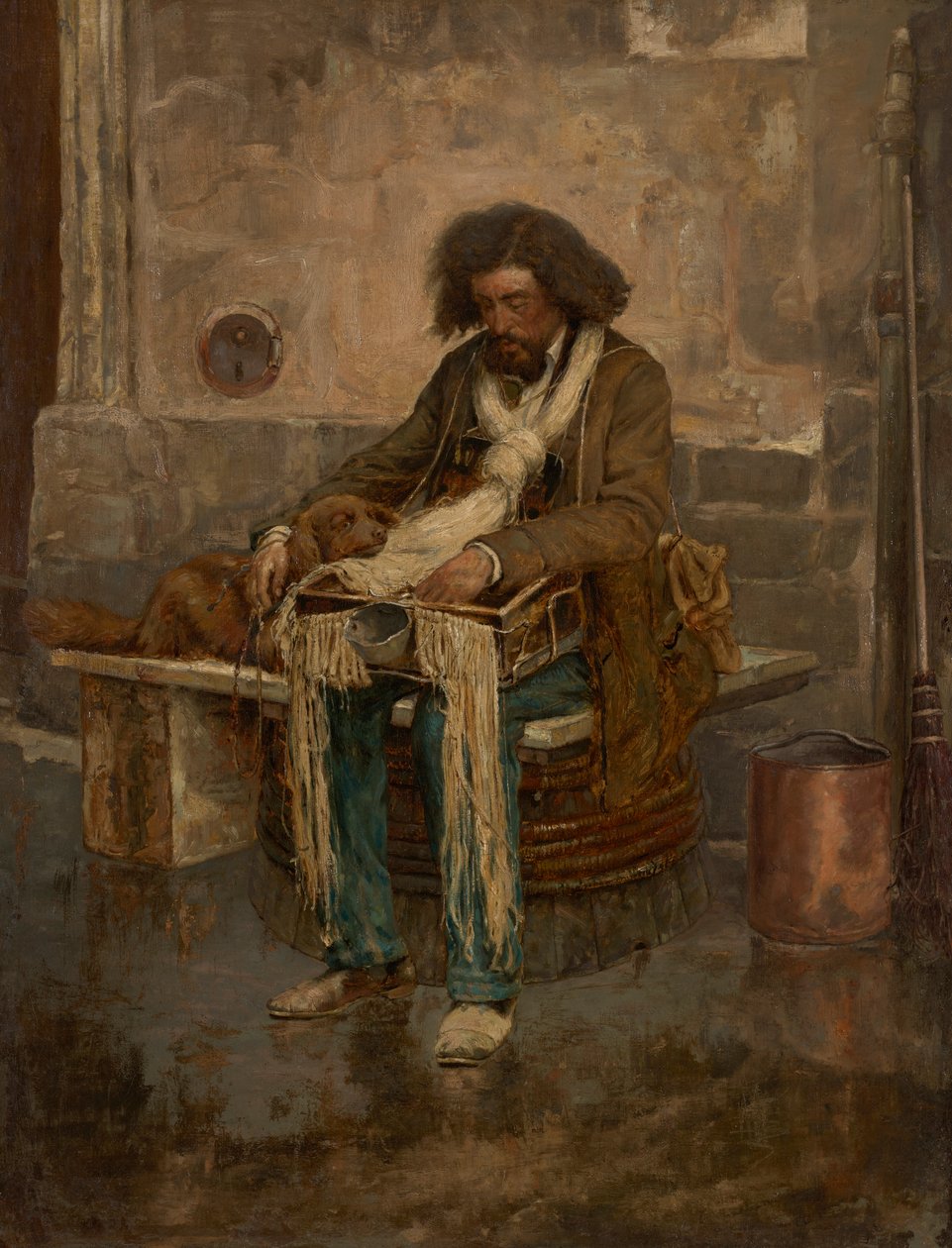 Ślepiec z Paryża autorstwa Thomas Satterwhite Noble