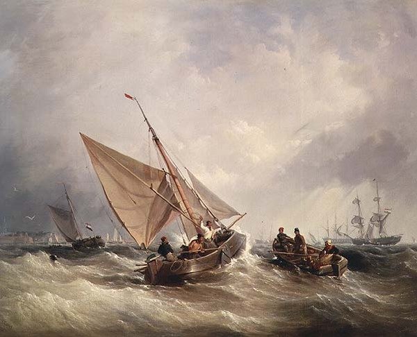 Scena wysyłki autorstwa Thomas Sewell Robins