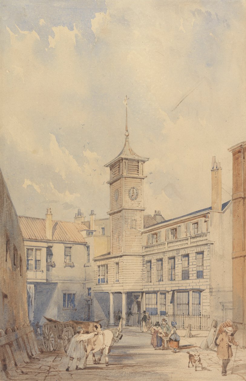 Dziedziniec karczmy nad Tamizą autorstwa Thomas Shotter Boys