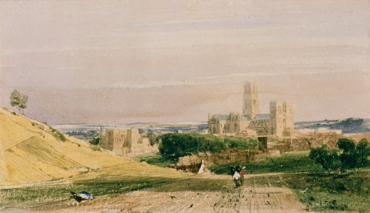 Durham z pól autorstwa Thomas Shotter Boys