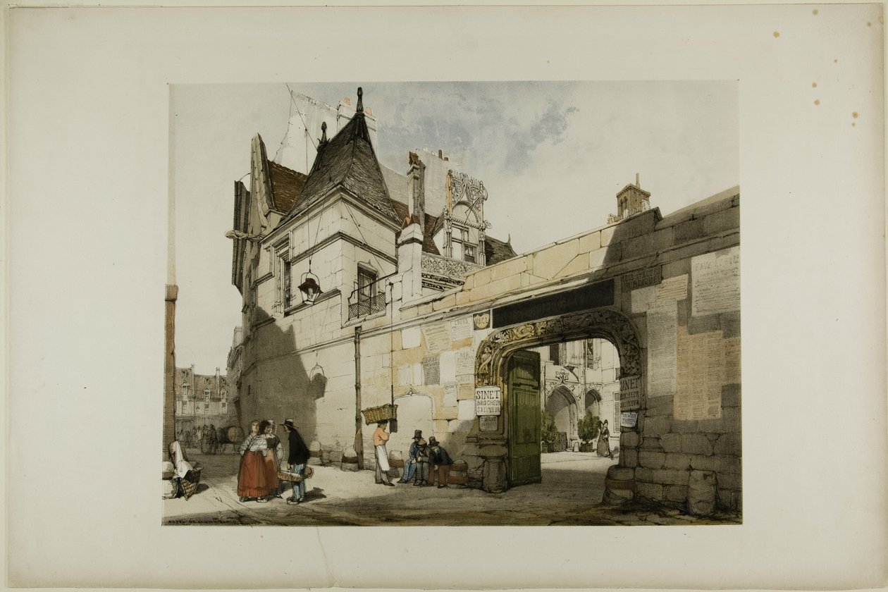 Hotel Cluny, Paryż autorstwa Thomas Shotter Boys