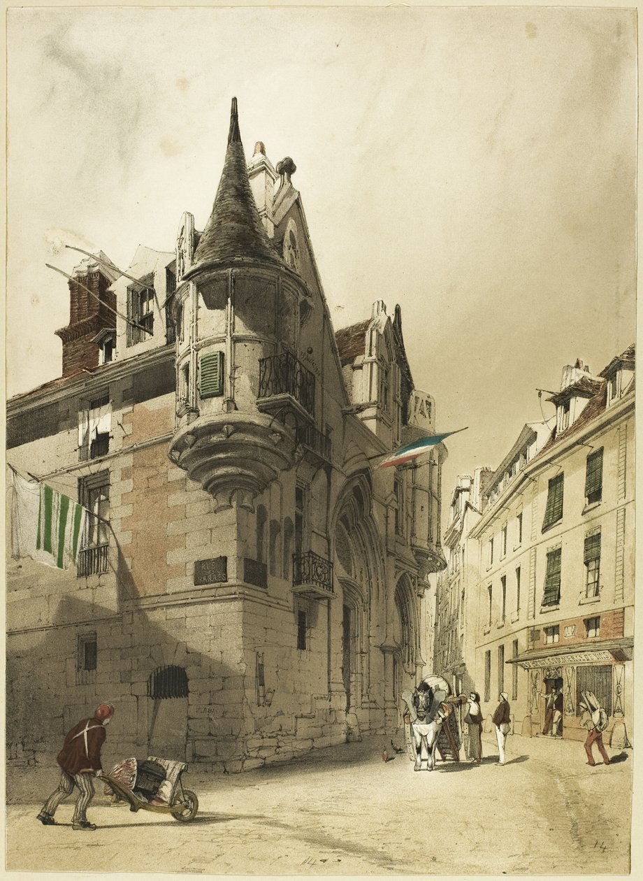 Hotel de Sens, Paryż autorstwa Thomas Shotter Boys