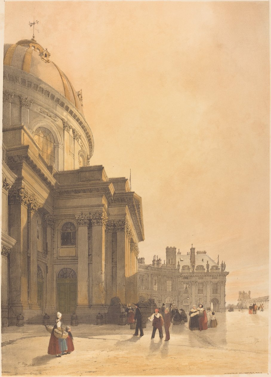 Kaplica Instytutu, Paryż autorstwa Thomas Shotter Boys