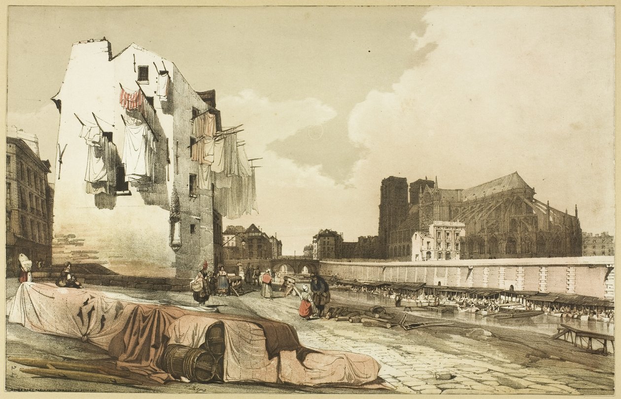 Notre-Dame, Paryż autorstwa Thomas Shotter Boys