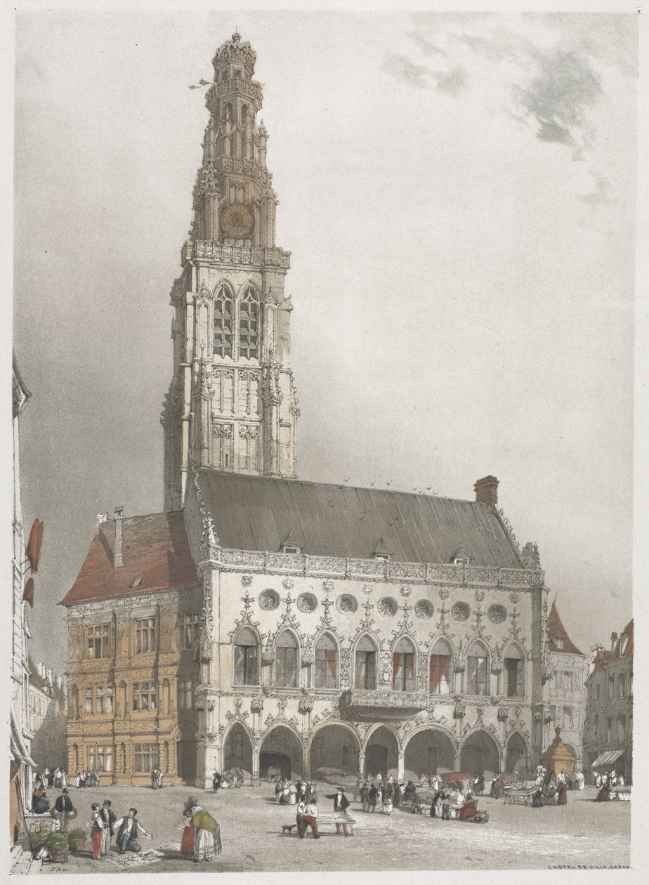 Malownicza architektura w Paryżu, Gandawie, Antwerpii, Rouen: L