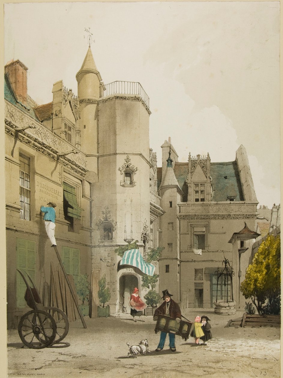 Malownicza architektura w Paryżu, Gandawie, Antwerpii, Touen itp. autorstwa Thomas Shotter Boys