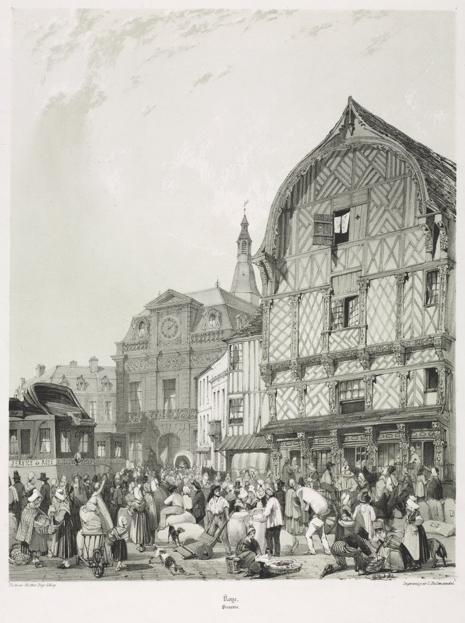 Malownicze i romantyczne podróże po dawnej Francji, Picardie tom. 2, 1840. autorstwa Thomas Shotter Boys