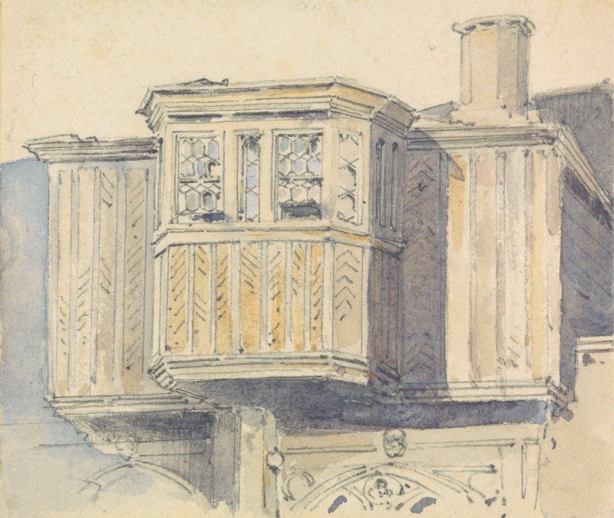 Pokój królowej Anny Boleyn, zamek Windsor autorstwa Thomas Shotter Boys