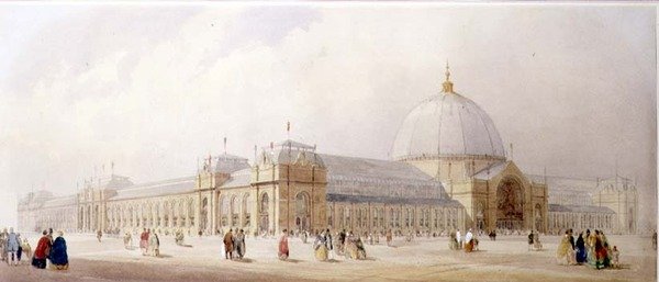 Międzynarodowe budynki wystawiennicze, South Kensington autorstwa Thomas Shotter Boys