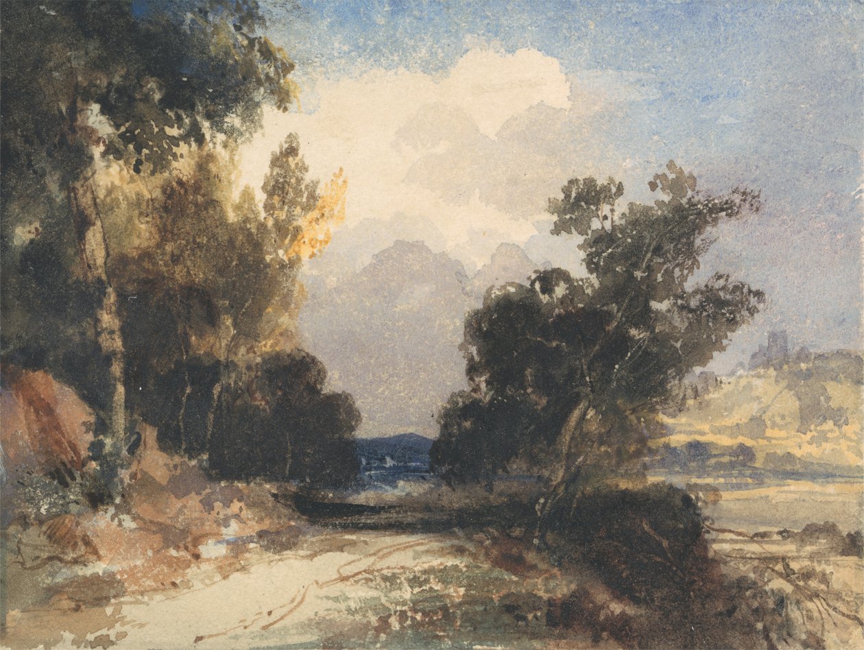 Widok W Pobliżu Zamku Arundel autorstwa Thomas Shotter Boys
