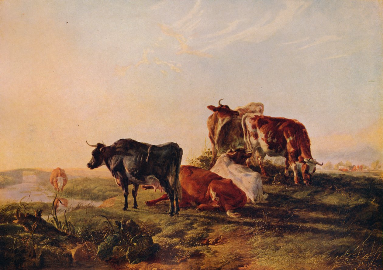Łąki Canterbury, ok. 1879 r. autorstwa Thomas Sidney Cooper