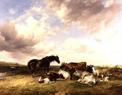 Letnie prysznice autorstwa Thomas Sidney Cooper