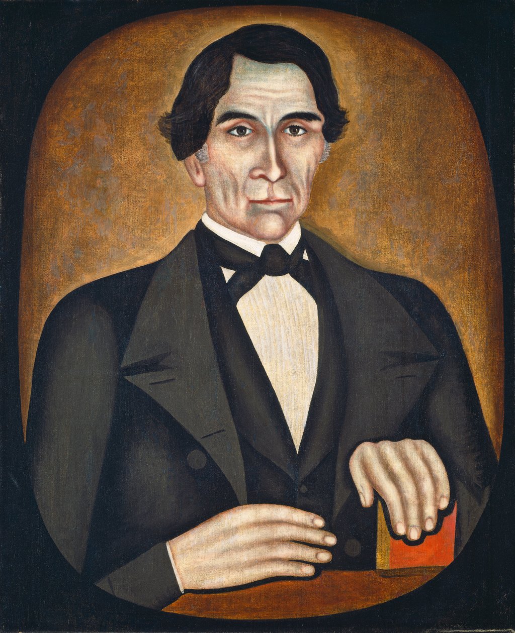 Portret mężczyzny, ok. 1845 (olej na płótnie) autorstwa Thomas Skynner