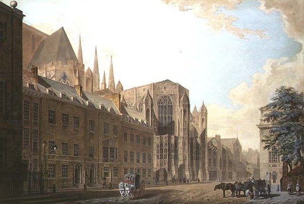 Old Palace Yard, Westminster autorstwa Thomas Snr. Malton