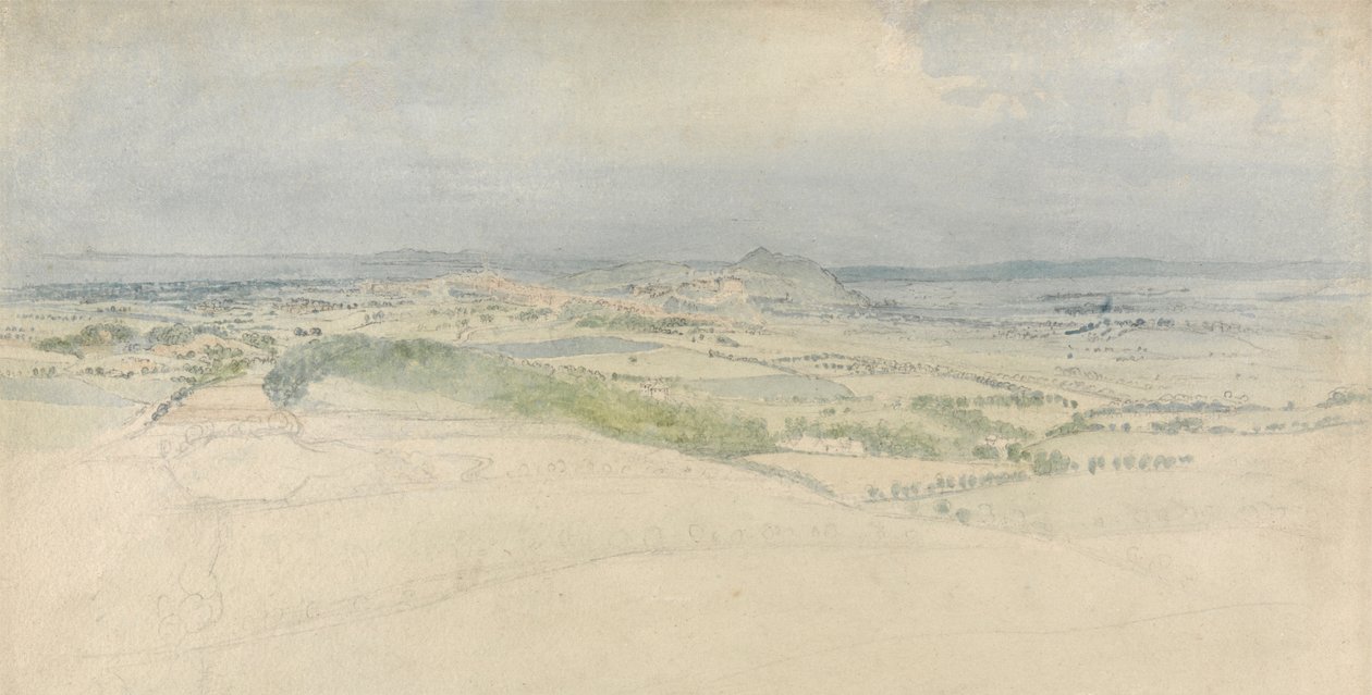 Odległy widok Edynburga autorstwa Thomas Stothard