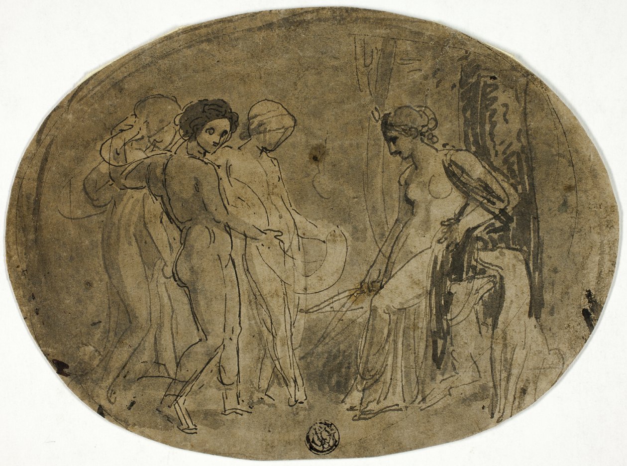 Diana i jej towarzysze autorstwa Thomas Stothard