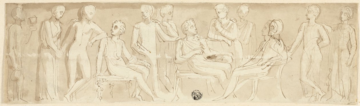 Fryz w stylu klasycznym autorstwa Thomas Stothard
