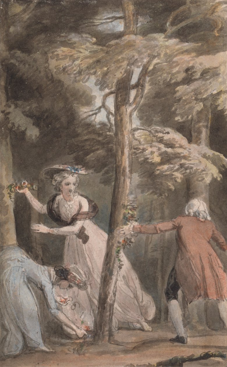 Ilustracja do cnotliwej sieroty autorstwa Thomas Stothard