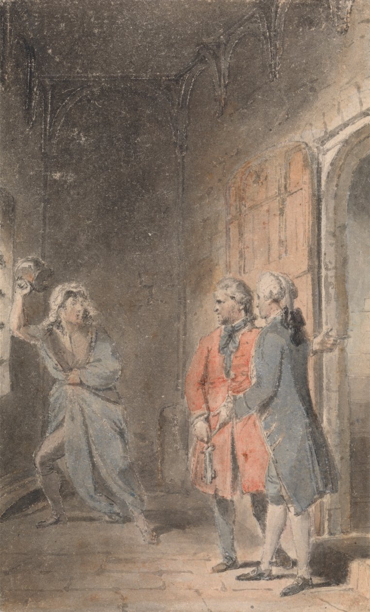 Ilustracja do cnotliwej sieroty autorstwa Thomas Stothard