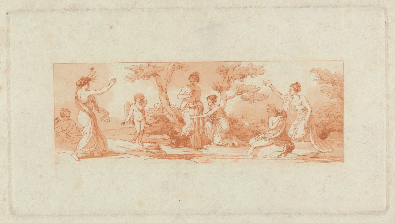 [Jeden z] dwóch albumów, zawierających łącznie 213 rysunków Stotharda do ilustracji książkowych autorstwa Thomas Stothard