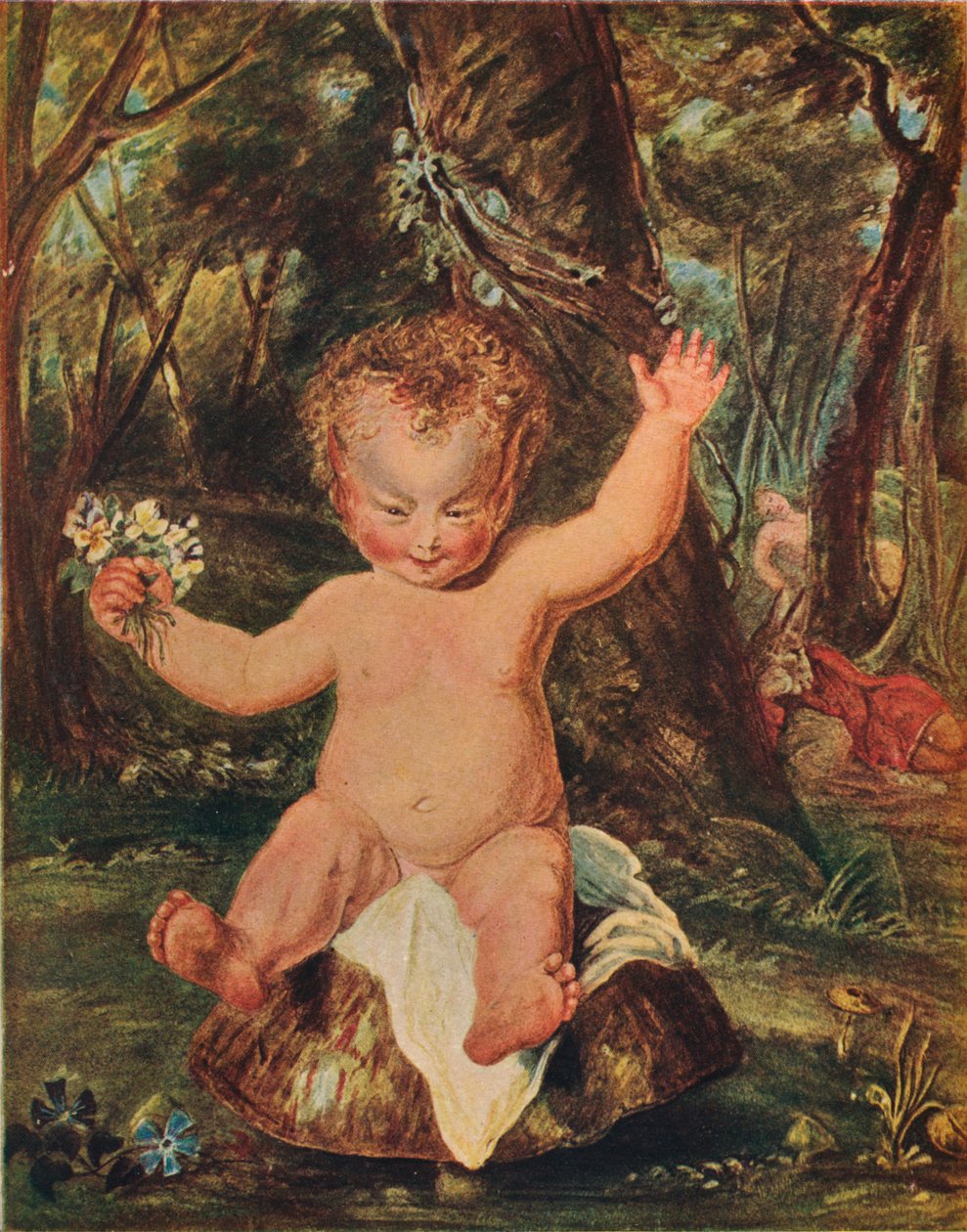 Puck, z akwarelowego rysunku Stoddarta, wg Reynolds, 1789, 1903 autorstwa Thomas Stothard