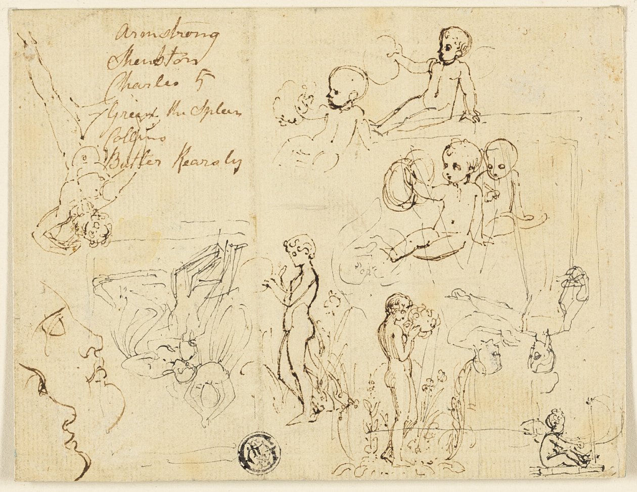 Szkice do poezji Samuela Rogersa autorstwa Thomas Stothard