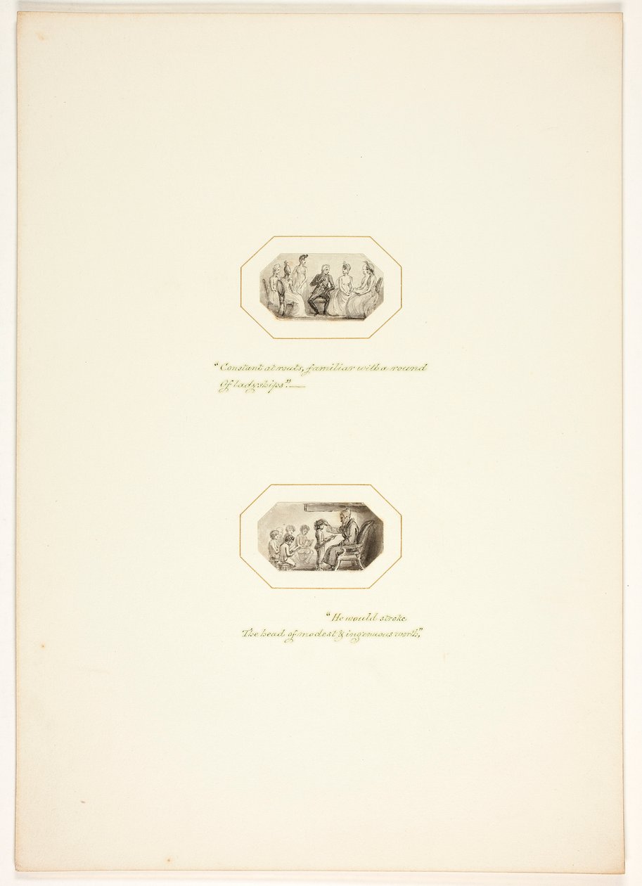 Studium do tablicy z Zadania autorstwa Thomas Stothard