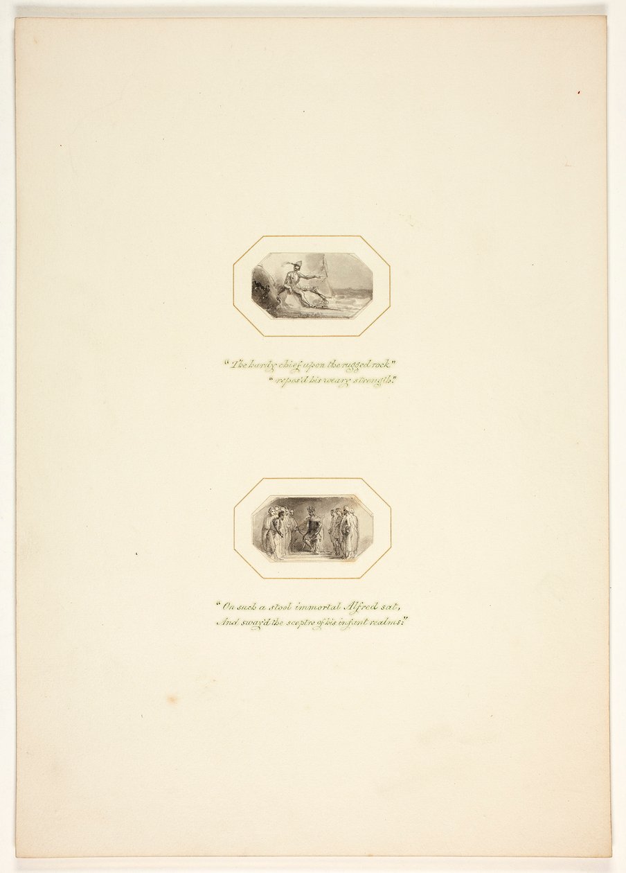 Studium do tablicy z The Task autorstwa Thomas Stothard