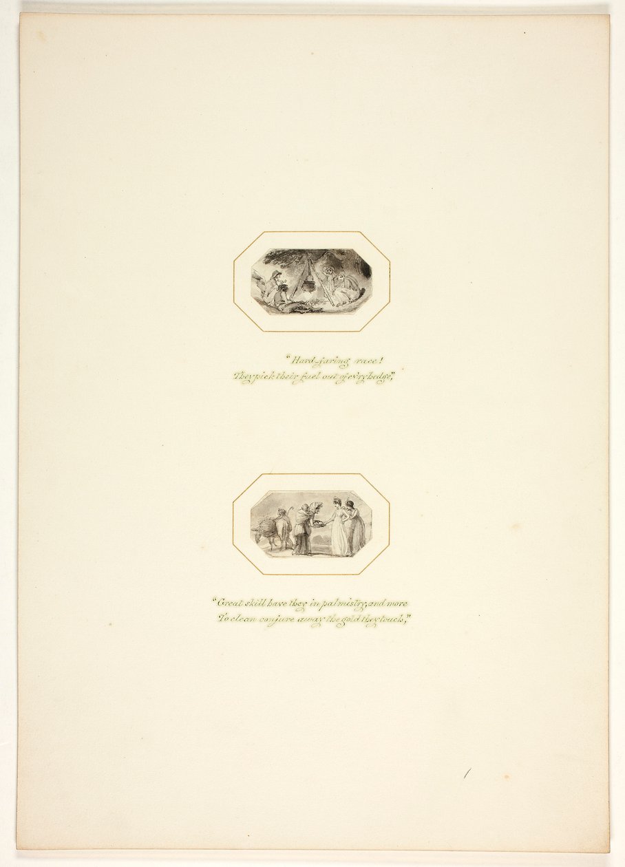 Studium do tablicy z „The Task” autorstwa Thomas Stothard