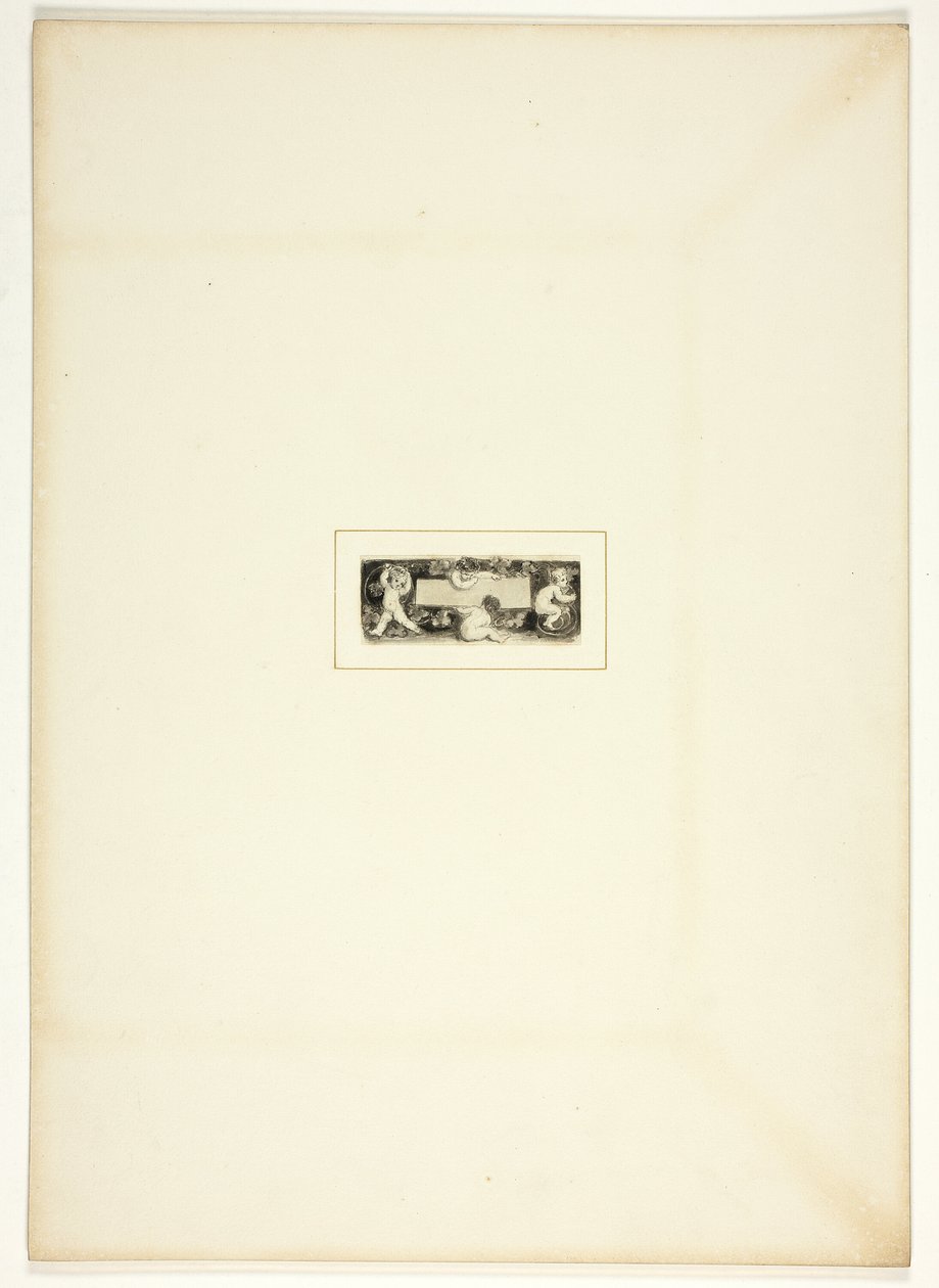 Studium dla płyty z Triumphs of Temper, w 1796 Royal Engagements Pocket Book autorstwa Thomas Stothard