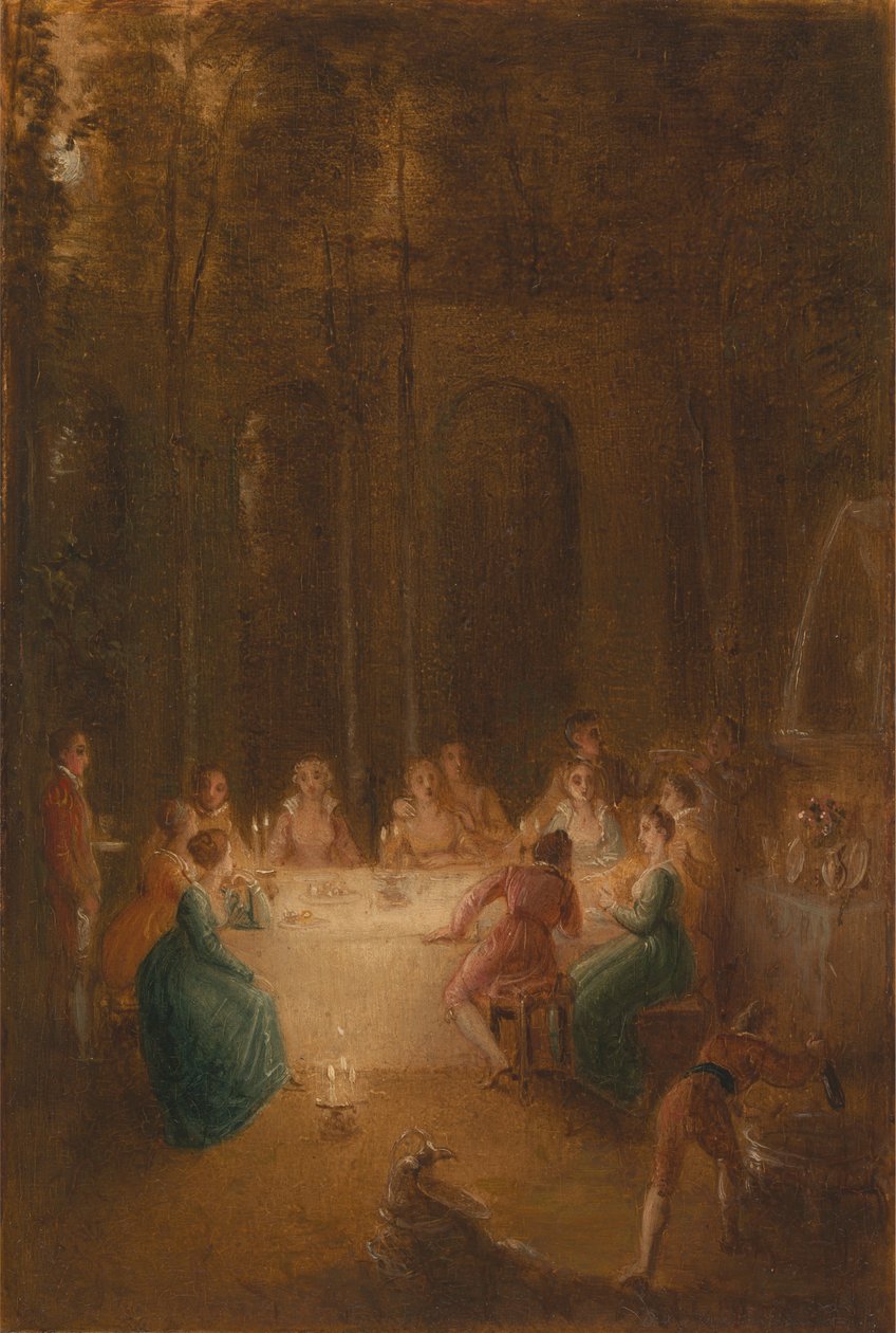 Wieczerza przy fontannie autorstwa Thomas Stothard