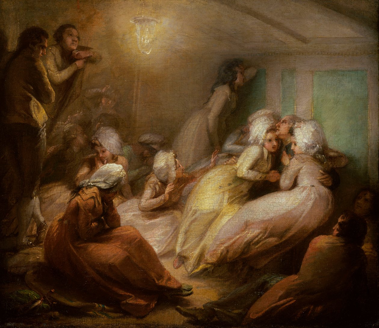 Wrak statku "Halsewell", Indie, ok. 1786 r. (olej na płótnie) autorstwa Thomas Stothard