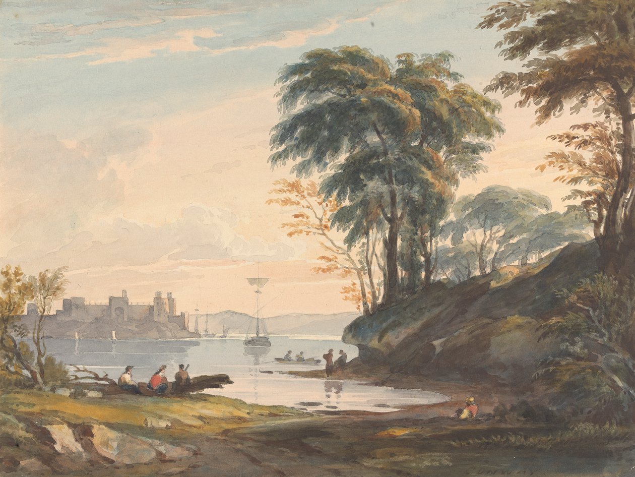 15 sierpnia. Zamek Conwy autorstwa Thomas Sully