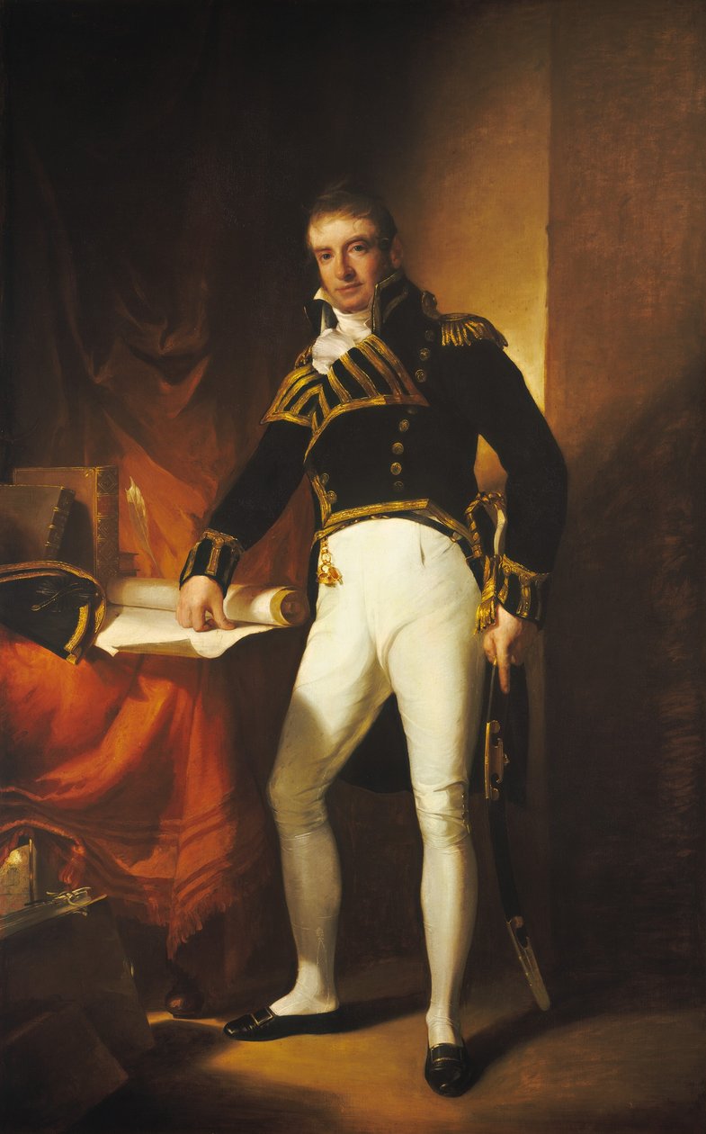 Kapitan Charles Stewart autorstwa Thomas Sully