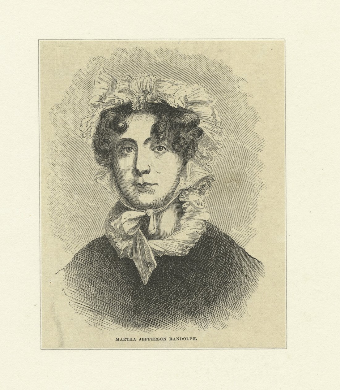 Martha Jefferson Randolph (drewno) autorstwa Thomas Sully