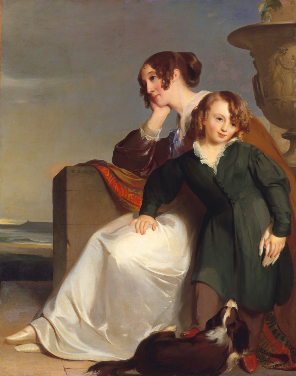 Matka i syn, 1840. autorstwa Thomas Sully