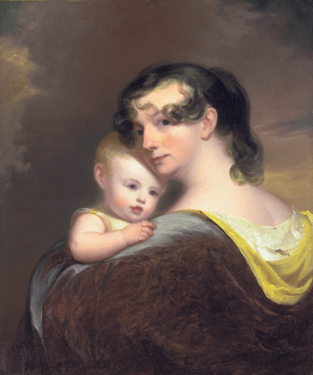 Portret Esther Fortune Warren i jej córki Hester, 1811 autorstwa Thomas Sully